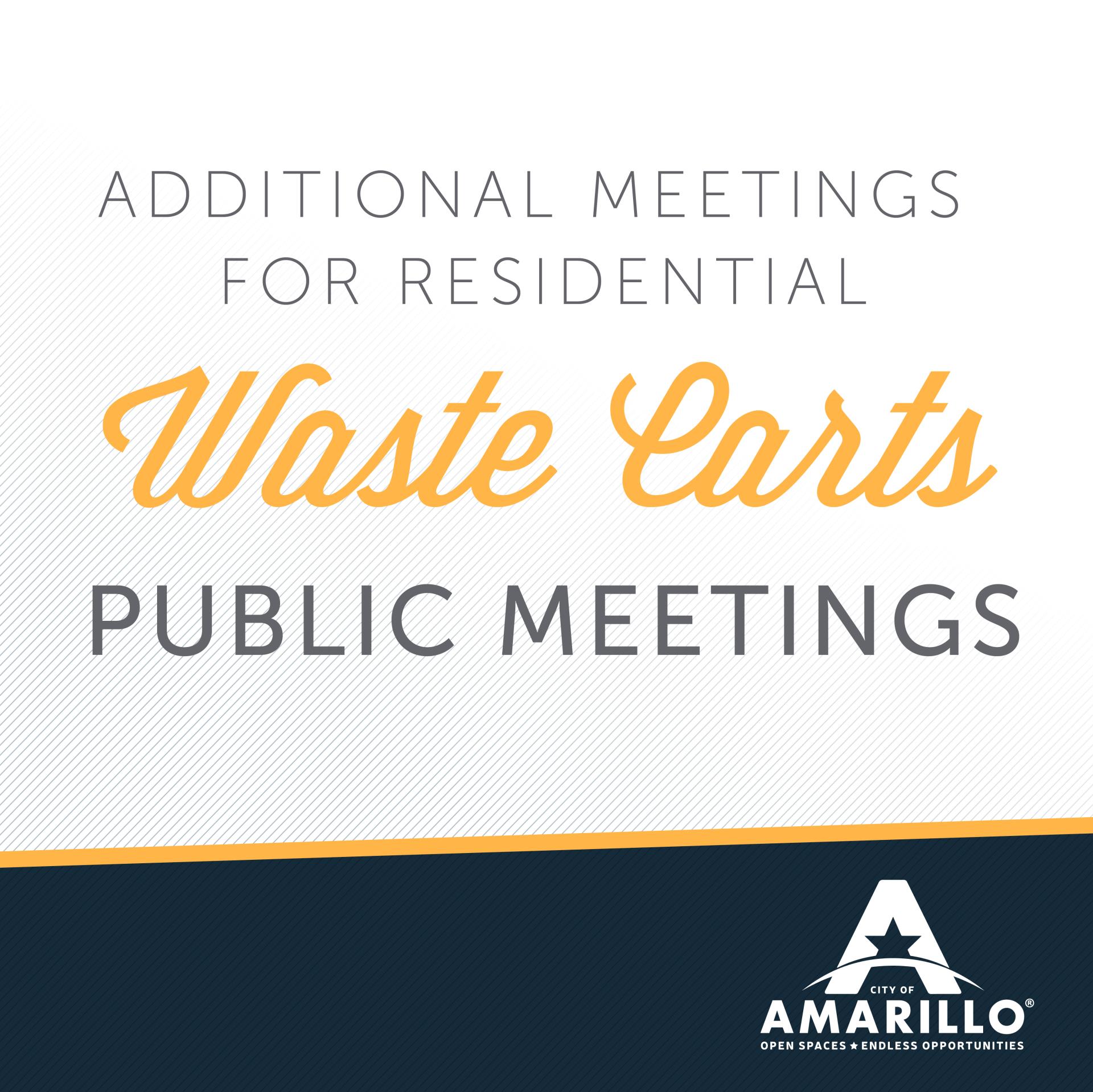 Waste Cart Public Meeting