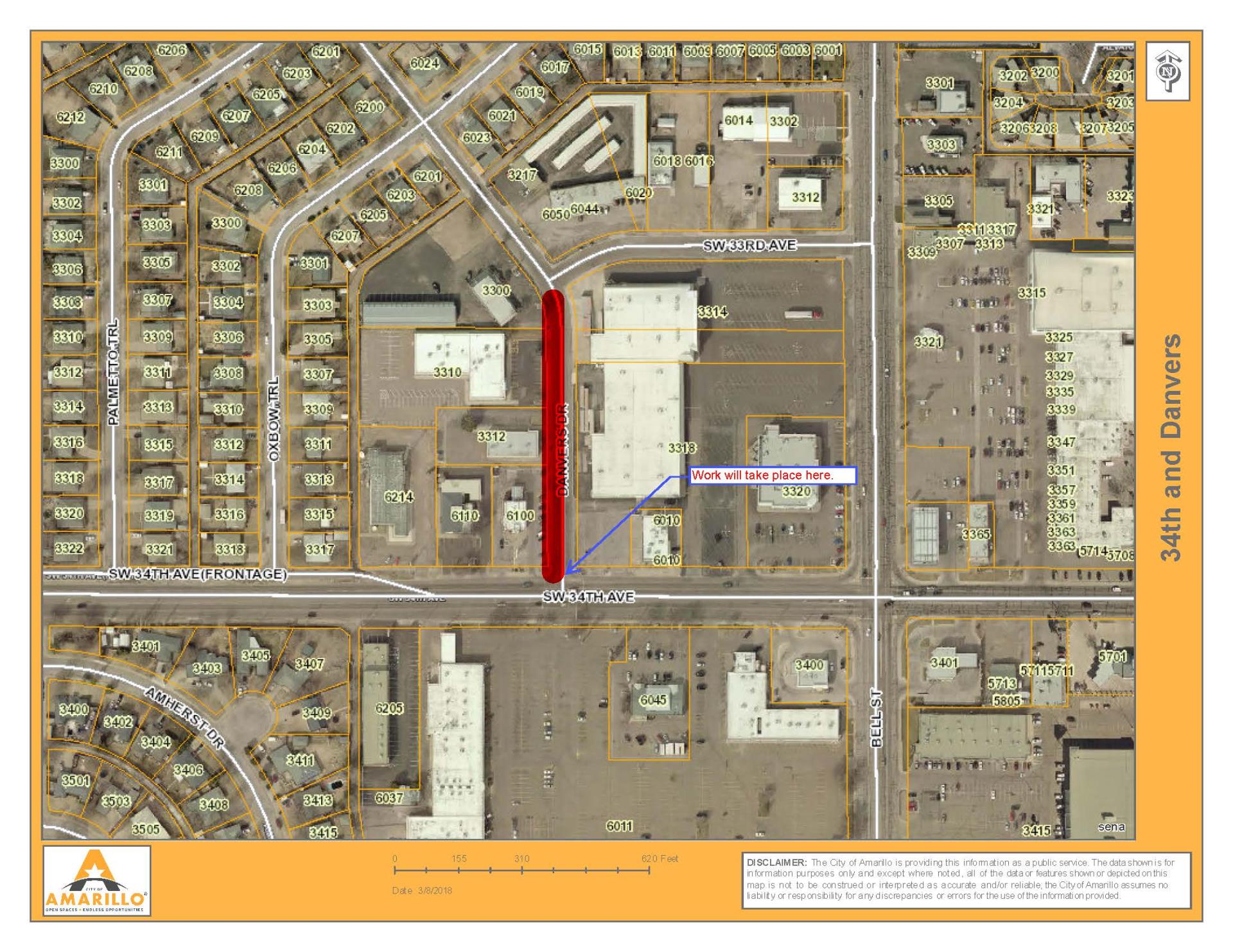 34th and Danvers Closure