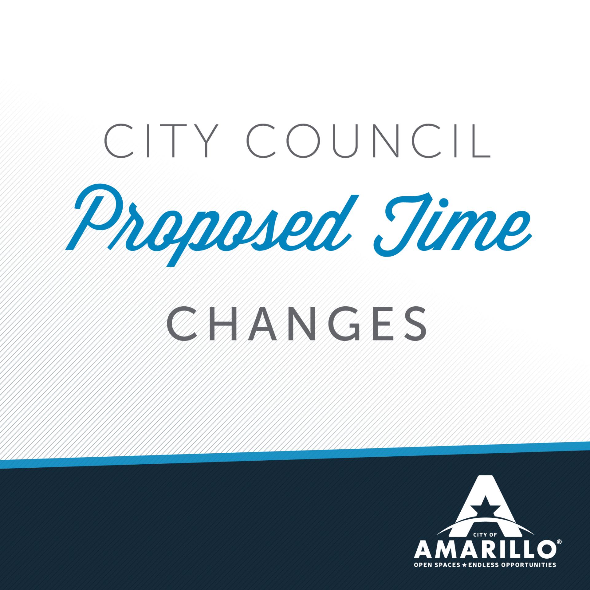 City Council Time Changes