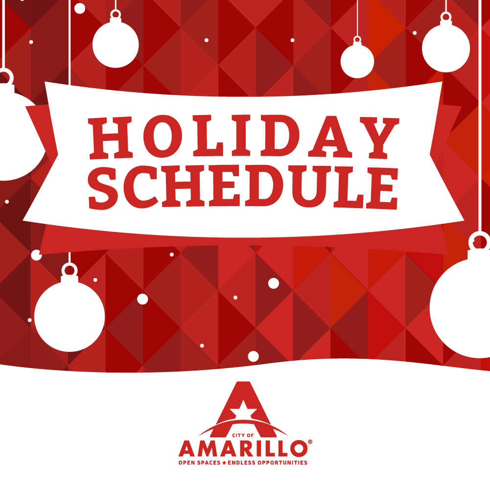 2018 Holiday Schedule