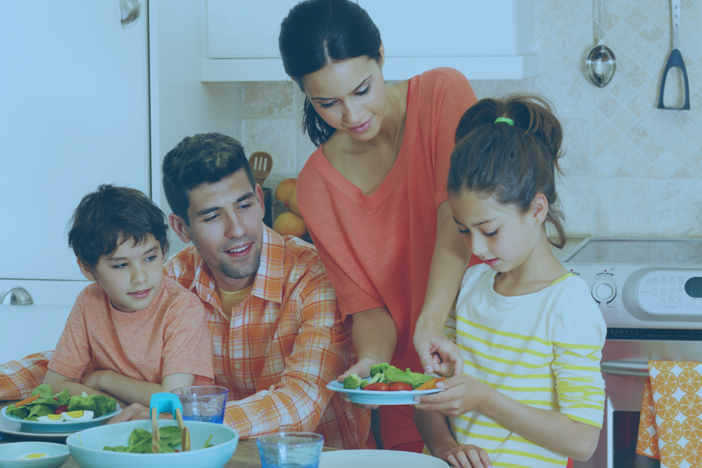 Family at Table image