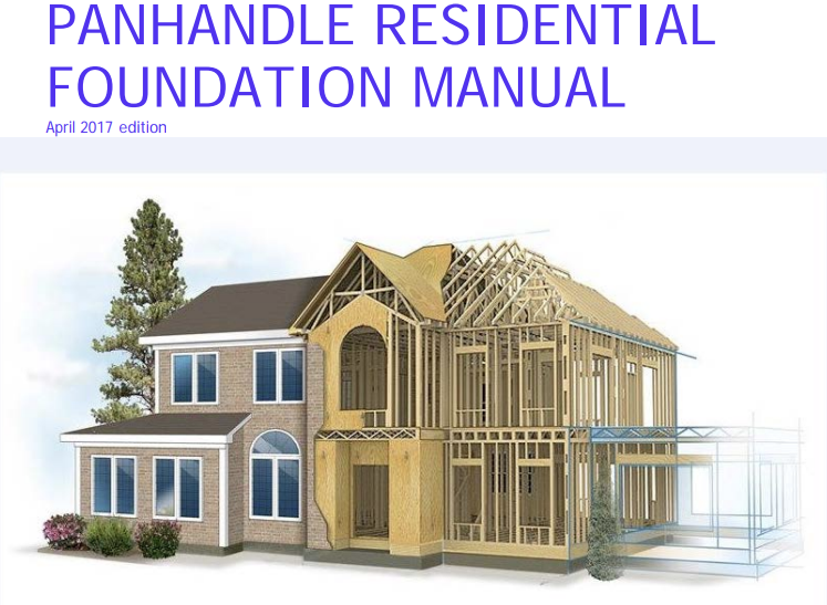 Panhandle Residential Foundation Manual Image