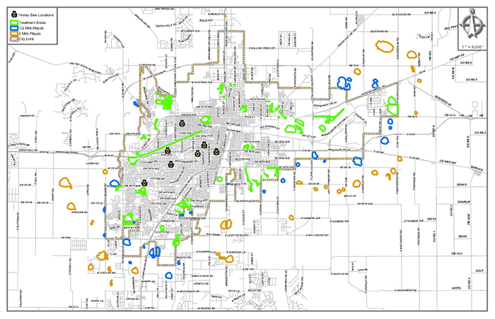 Larviciding Area Map