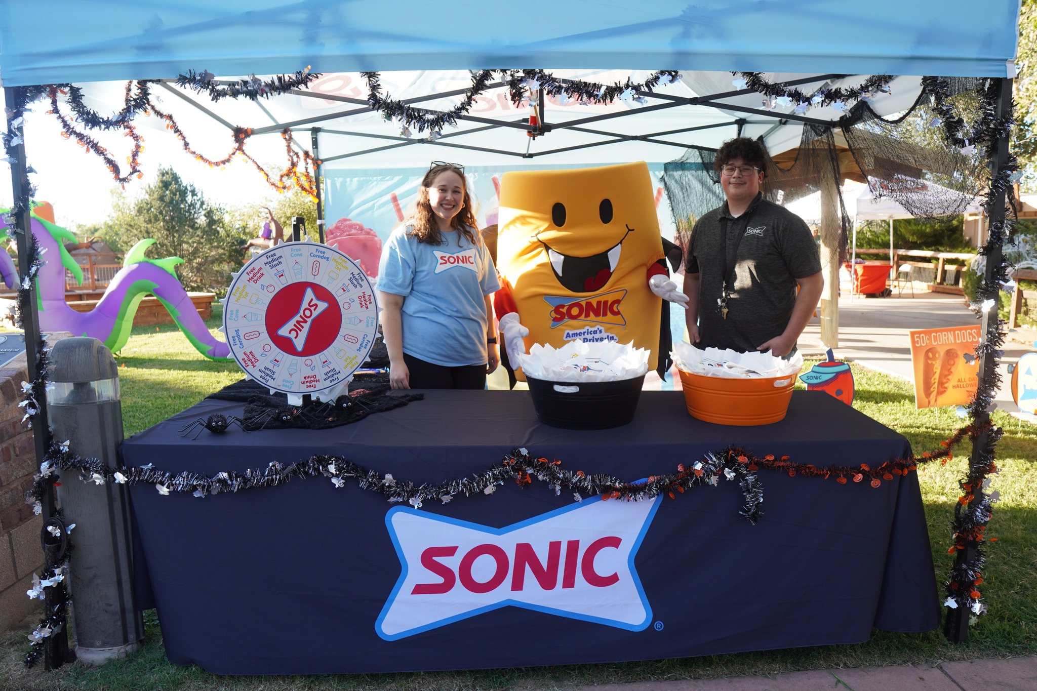 sonic sponsorship booth