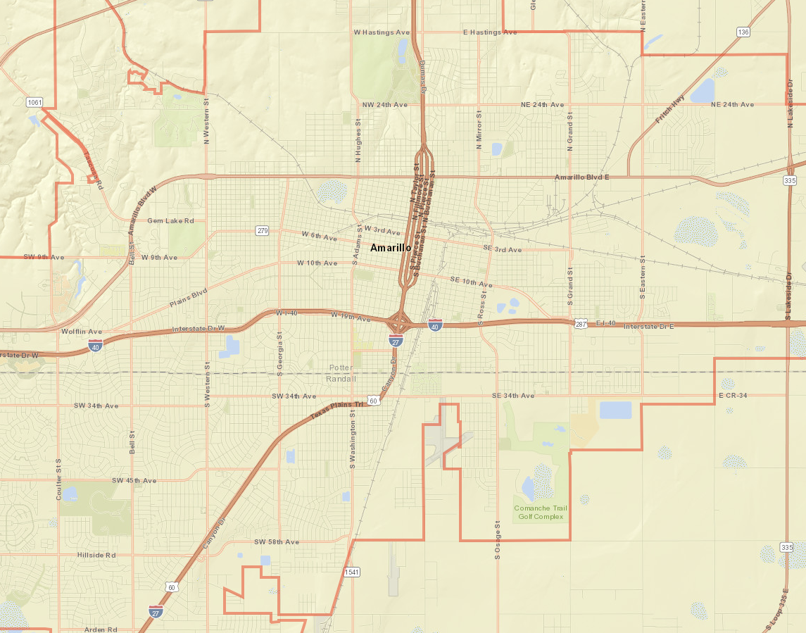 Pavement and ROW Map GIS Maps